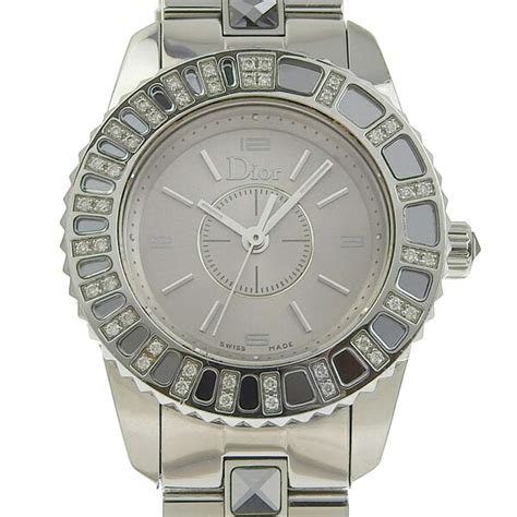 Christian Dior Crystal D Bezel Women's Quartz CD112115 SS 